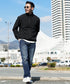 ブラック(スタンドカラー) MODEL : GO 180cm 66kg Lsize